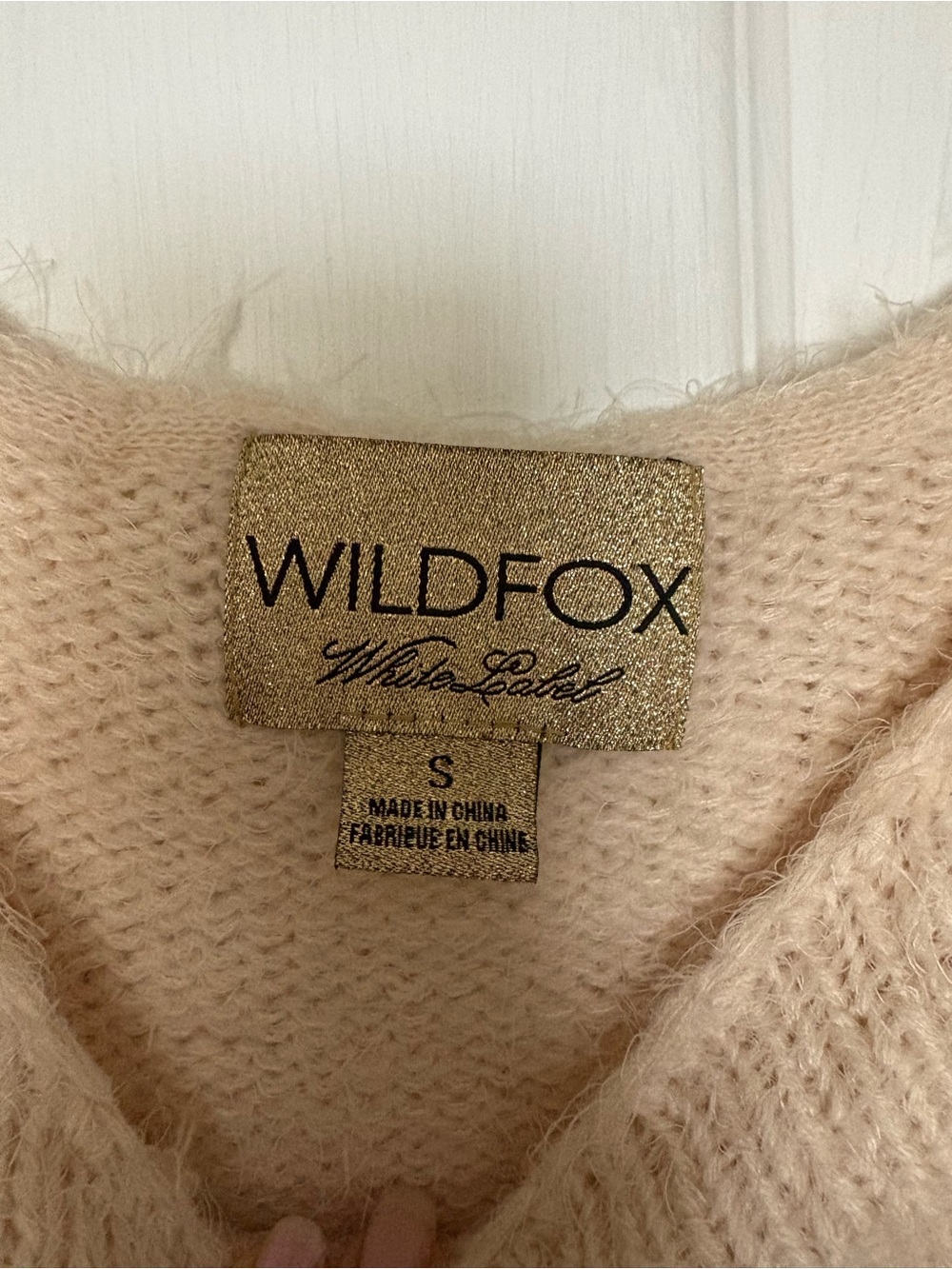 Rare Wildfox Fuzzy Cat Cropped Sweater - Picture 3 of 8